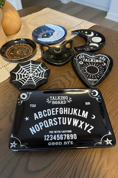Brightened witchy trinket dishes