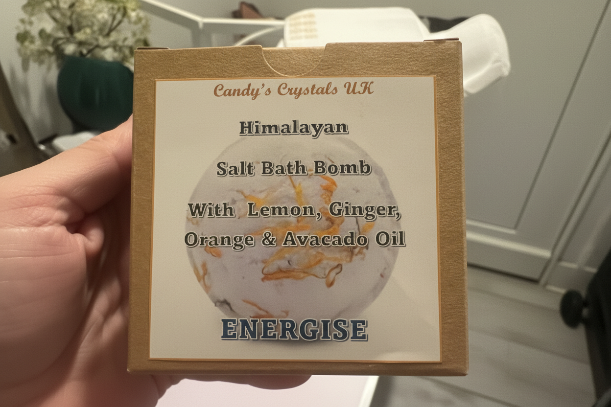 Himalayan Salt Bath Bomb — Energise