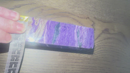Charoite Crystal Tower | Large Statement Point | 1.377kg