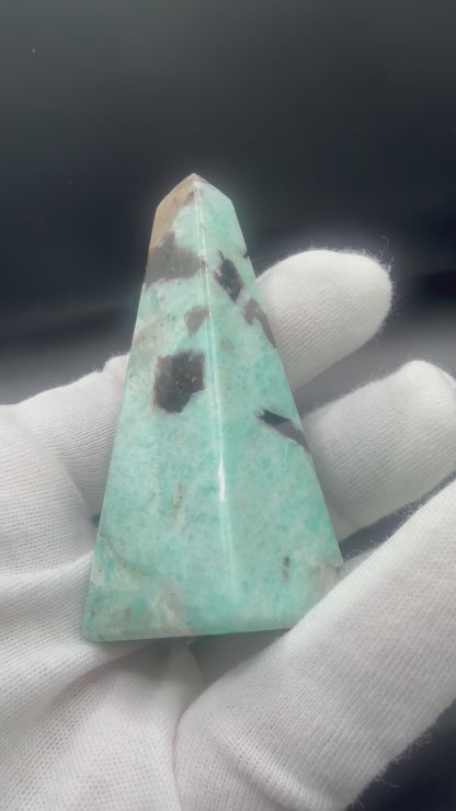 Beautiful Amazonite Obelisks