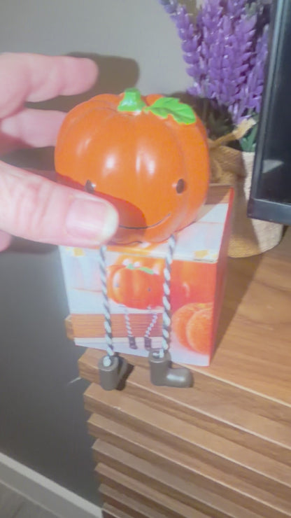 Cute Pumpkin Shelf Sitter