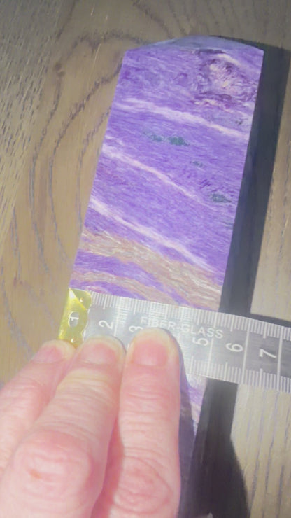 Charoite Crystal Tower | Large Statement Point | 1.377kg