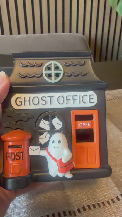 Ghost Office Resin LED Light Up House