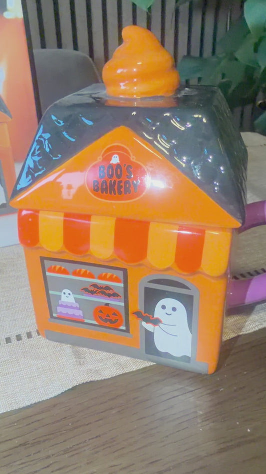 Boo's Bakery Ceramic Lidded Mug