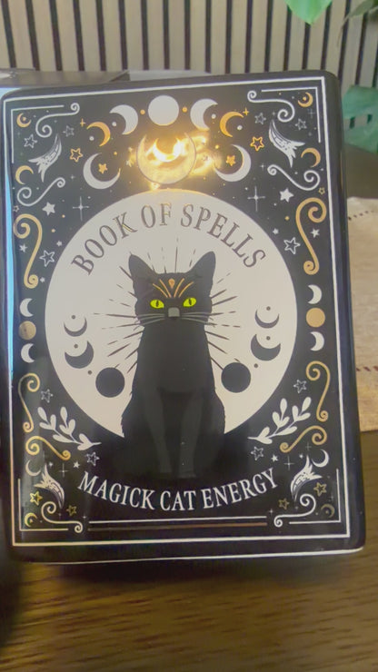 Book of Spells Magick Cat Energy Mug